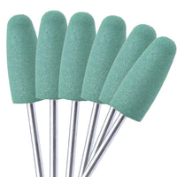 Polissoir Résine Vert Forme Flamme x 10 pièces. - Massilia Dental - Fournitures Matériel Cabinet Dentaire