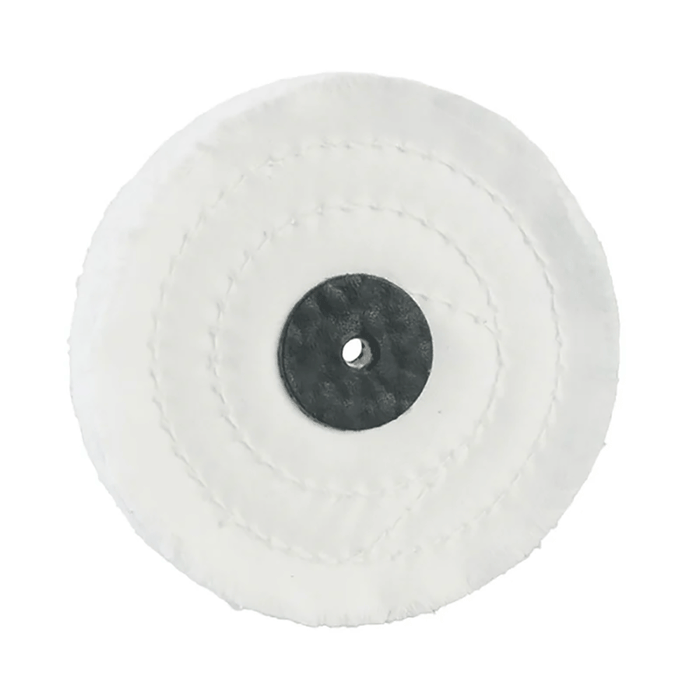 Polissoir Toile Coton Métal et Résine 10 cm