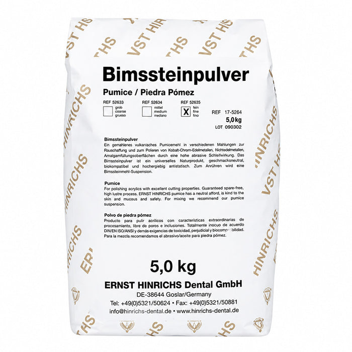 Ponce fine Hinrichs produit naturel sans quartz 5 kg