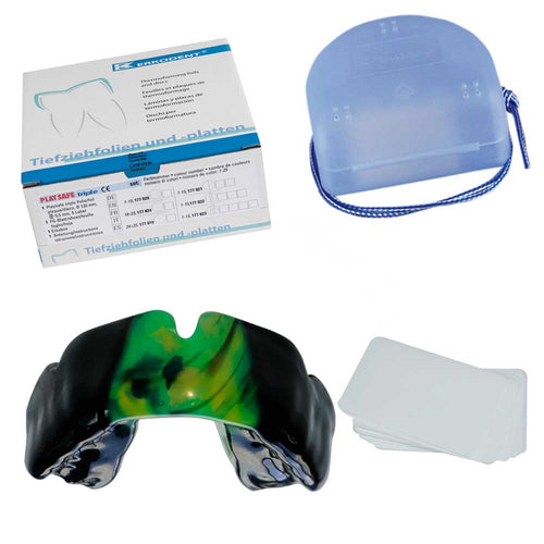 Protège dents PlaySafe Triple Light Erkodent – Camouflage - Massilia Dental - Fournitures Matériel Dentaire