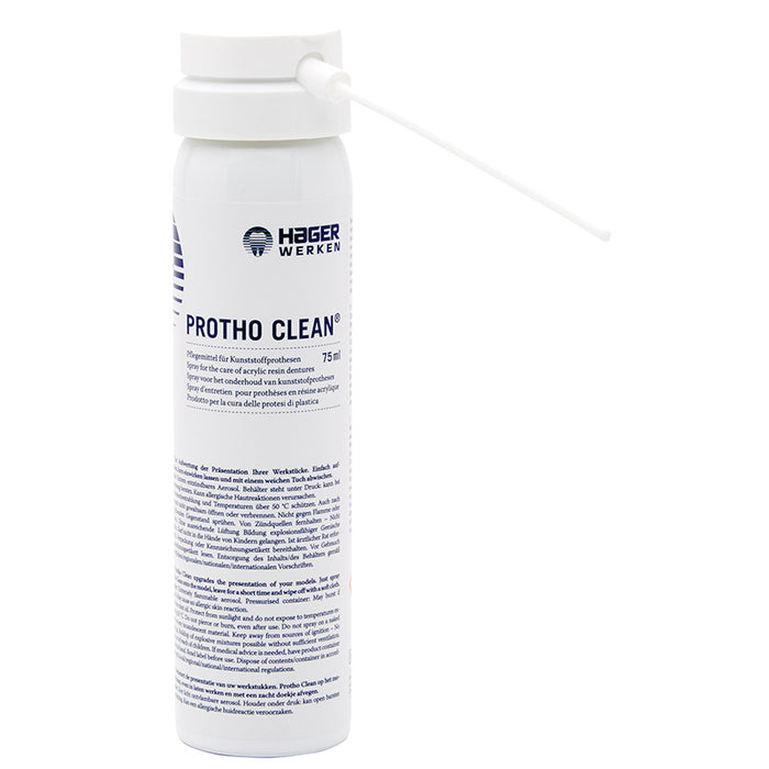 Protho clean spray finition prothèse résine aspect brillant
