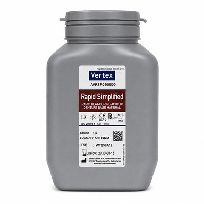 Rapid Simplified Vertex - Résine de base 500 gr pour cuisson en moufle