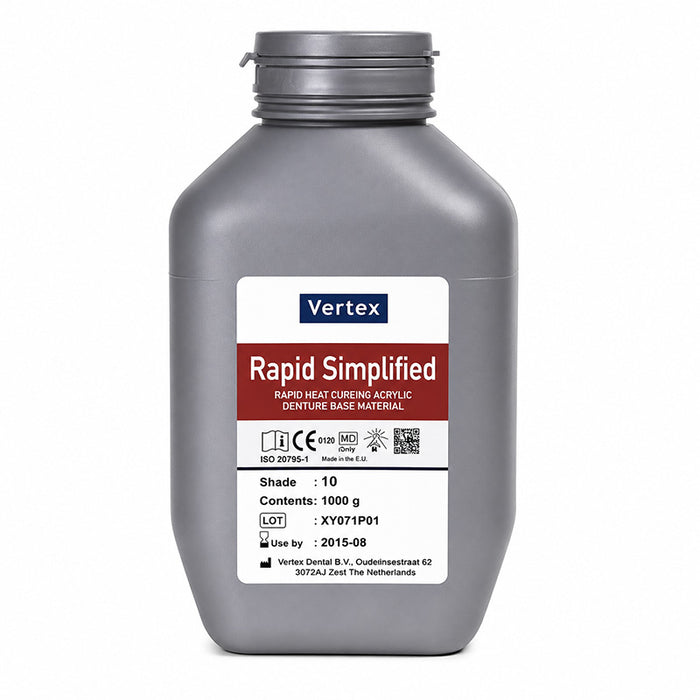 Rapid simplified Vertex - Résine de base pour prothèses dentaires 1 Kg