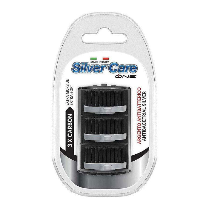 Recharge 3 Têtes Brosse à dents Charbon Silver - Care ONE - Massilia Dental - Fournitures Matériel Cabinet Dentaire
