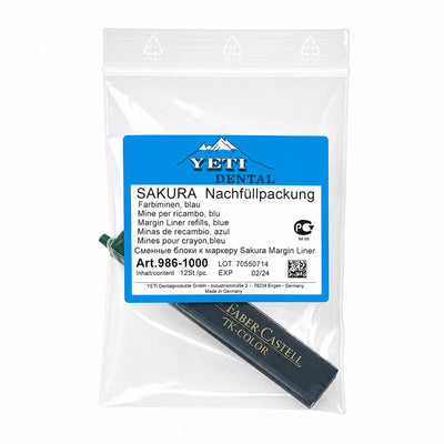 Sakura marquage limite cervicale recharge bleue