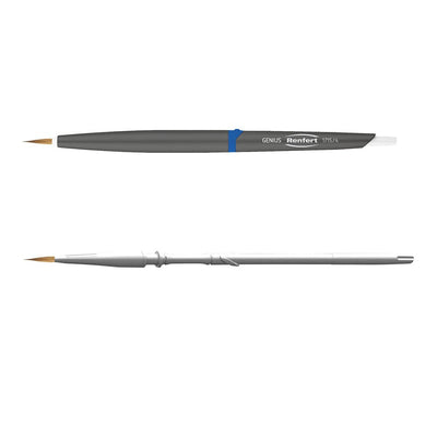 Recharge Pinceau Céramique Genius N°4 - 2 pièces. - Massilia Dental - Fournitures Matériel Cabinet Dentaire