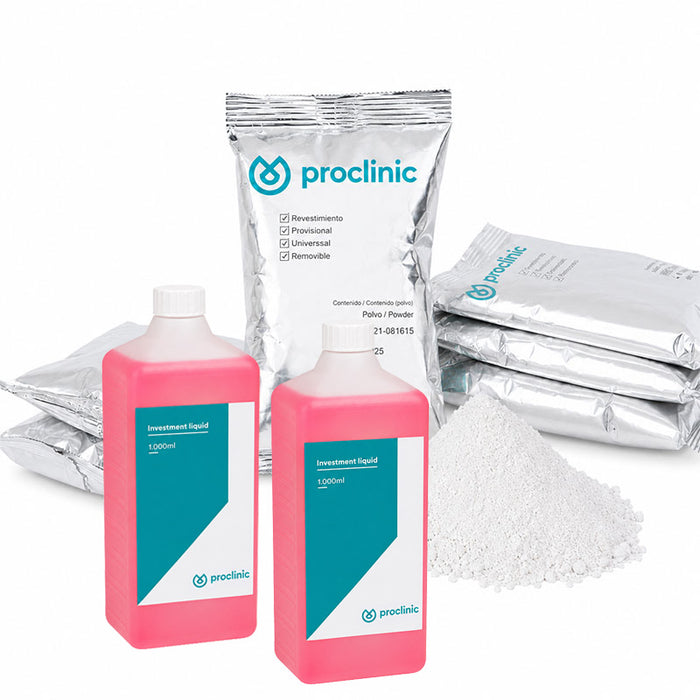 Liquide revêtement Proclinic fixe et céramique pressée
