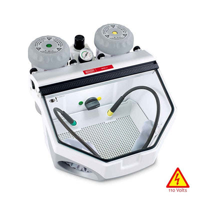 Sableuse Basic Eco 2 silos Renfert - sablage économique - intérieur