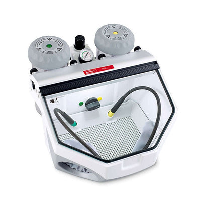 Sableuse Basic Eco 2 silos Renfert - Sablage économique - Massilia Dental - Fournitures Matériel Cabinet Dentaire
