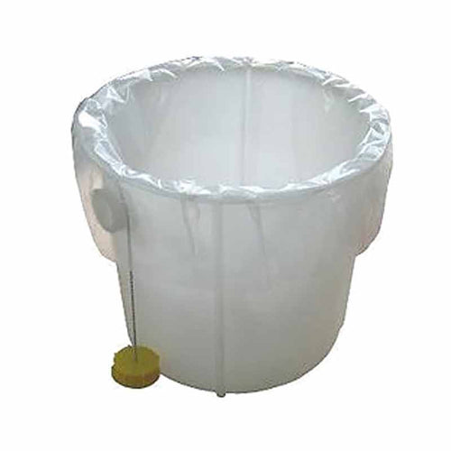 alt="Sacs bac décantation rond Mestra ouvert - Massilia Dental"