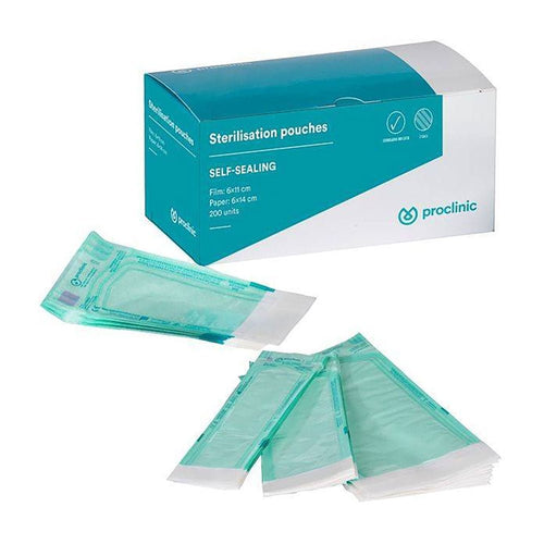 Sachet Stérilisation 75 x 250 Fermeture Auto - adhésive. - Massilia Dental - Fournitures Matériel Cabinet Dentaire