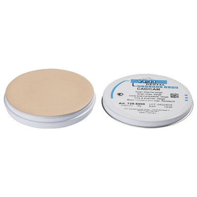 alt="Scan-Wax beige Yeti dental scanning wax for CAD/CAM workflow"