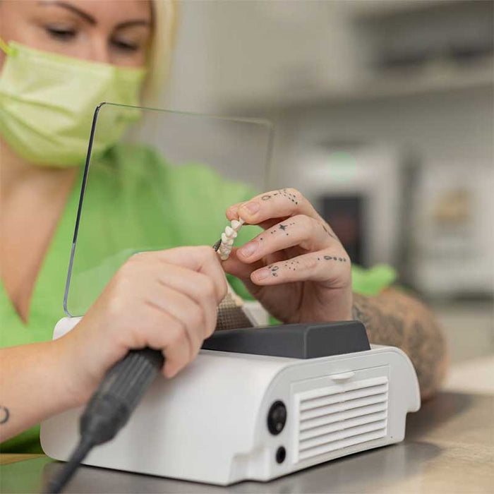 Silent XS Renfert - Box de retouches aspirant Cabinets et Laboratoires Dentaires