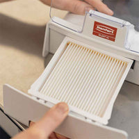 alt="Silent XS box de grattage Renfert avec filtre"