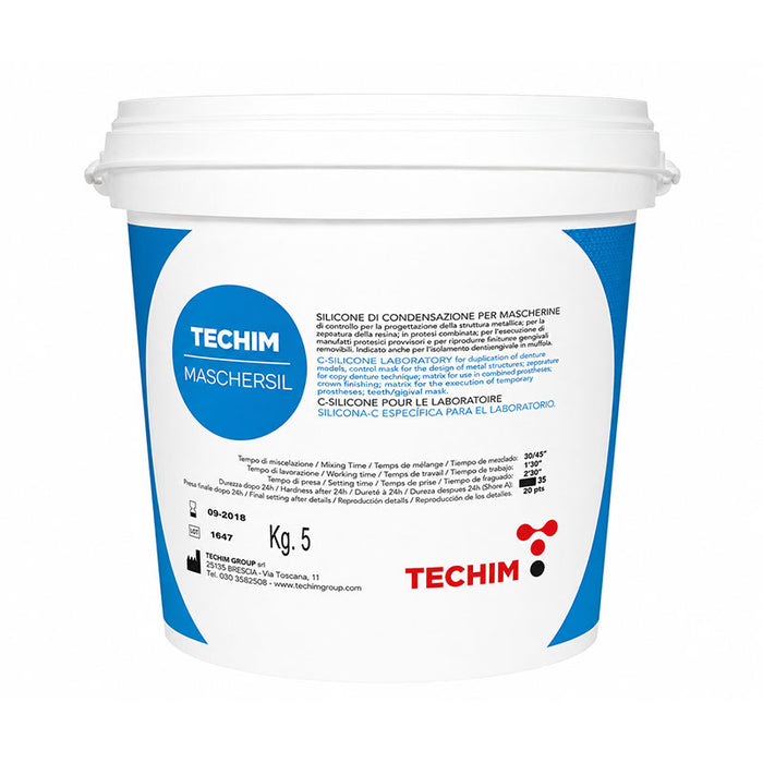 Maschersil 85 shores silicone par condensation laboratoire seau 5 kg