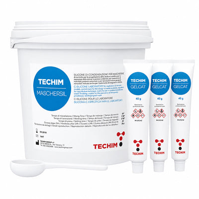 Maschersil 85 shores silicone par condensation laboratoire seau 5 kg avec 3 catalyseurs