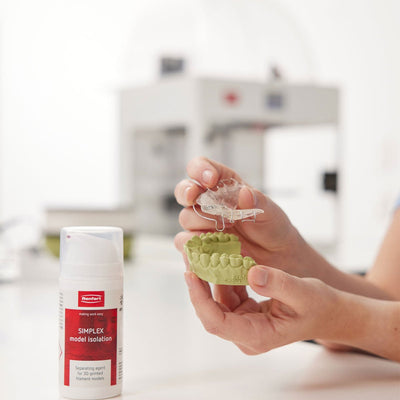 Simplex Isolant 3D Résine Imprimé et Acrylique - Renfert. - Massilia Dental - Fournitures Matériel Cabinet Dentaire