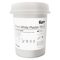 Plâtre Snow White prise rapide pour mise en articulateur 18 kg