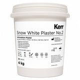 Plâtre Snow White prise rapide pour mise en articulateur 4 kg