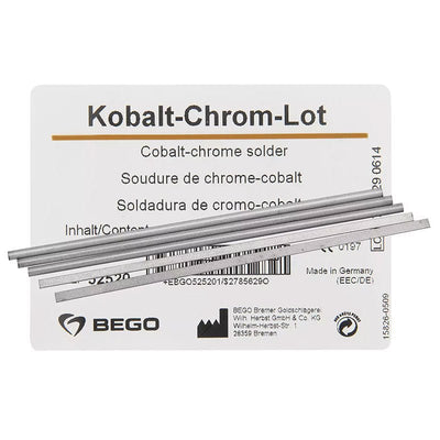 Soudure Krom - Lot Alliage Chrome - cobalt Bego - 1150°C - Massilia Dental - Fournitures Matériel Cabinet Dentaire