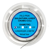 Soudure laser chrome cobalt épaisseur 0.25 mm rouleau de 2 mètres
