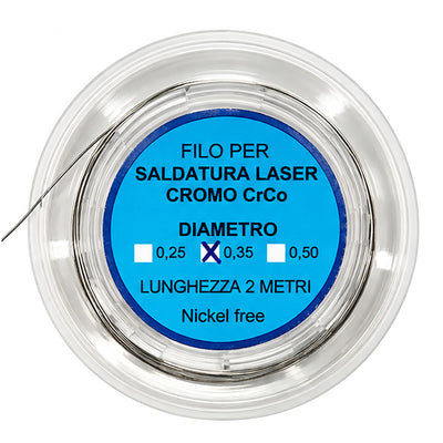 Soudure laser chrome cobalt   épaisseur 0.35 mm rouleau de 2 mètres