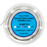 Soudure laser chrome cobalt   épaisseur 0.35 mm rouleau de 2 mètres