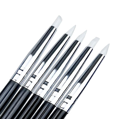 Spatule Embout Silicone Blanc Modelage Composite 5 Pièces - Massilia Dental - Fournitures Matériel Cabinet Dentaire