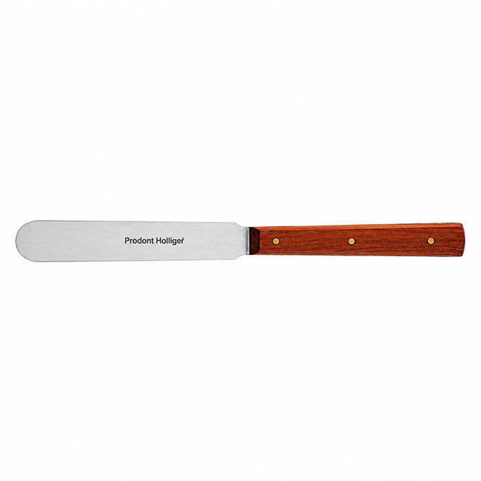 Spatule à plâtre Prodont Holliger manche bois bout arrondi.
