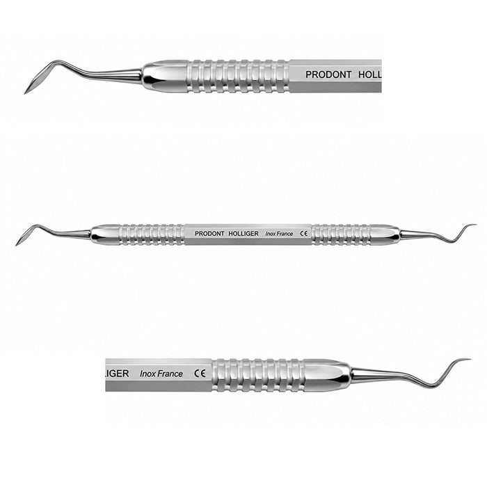 PKT Spátula de escultura N ° 3 Prodont Holliger - Modelado de la cara oclusal.