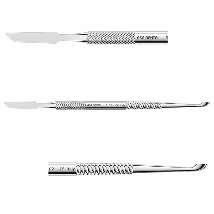 Lecron Wax Spatula ASA Dental 5102 - Trabajos de cera de laboratorio