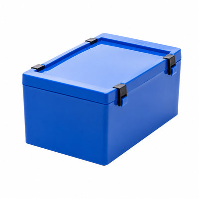 Speiko boite transport laboratoire bleue très résistante 4.5 litres
