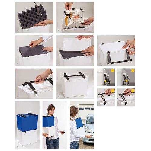 Speiko Boite Transport Articulateur Avec ou Sans Poignée. - Massilia Dental - Fournitures Matériel Cabinet Dentaire