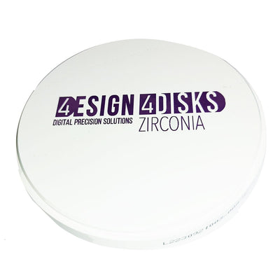 Disque Zircone 22 mm ST Multicouches 4Design Dégradé 1530°C - Massilia Dental - Fournitures Matériel Cabinet Dentaire