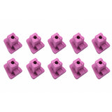 Soportes de cocción de cerámica variada - 8 piezas - 4 formas diferentes.