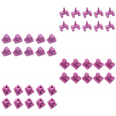Supports cuisson céramique lot 10 pièces formes au choix