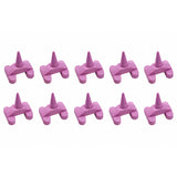 Soportes de cocción de cerámica variada - 8 piezas - 4 formas diferentes.