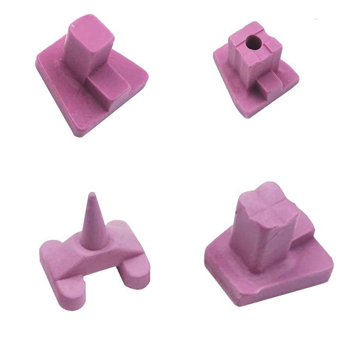Supports Cuisson Céramique Assortis - 8 pièces - 4 Formes