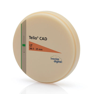 Telio Cad disque PMMA 98 x 20 mm - matériau usinage