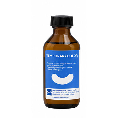 Temporary Cold V liquide pour résine provisoire dentaire Major Dental flacon 100 ml