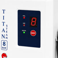 Machine à vapeur Titan Mestra réservoir 3 L pression 8 bars écran analogique