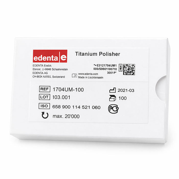 Cylindre Titanium Edenta - Polissage piliers et armatures Titane