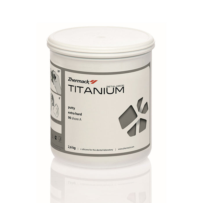 Titanium Silicone Condensation 95 Shores A Zhermack 2.6 Kg - Massilia Dental - Fournitures Matériel Cabinet Dentaire