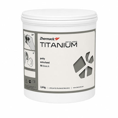 Titanium silicone condensation 95 shore A Zhermack 2.6 Kg