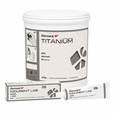 Titanium silicone condensation 95 shore A Zhermack 2.6 Kg avec catalyseur