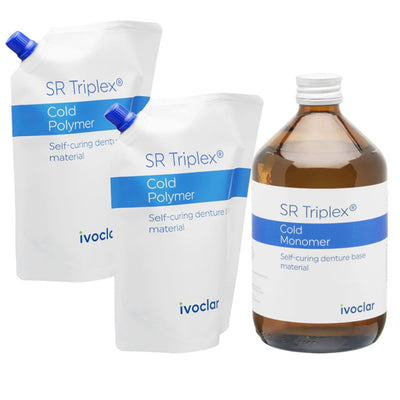 Ivoclar SR Triplex Kit 1 kg + 500 ml résine à froid laboratoire dentaire