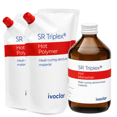 SR Triplex Hot poudre résine thermopolymérisable prothèses adjointes kit standard