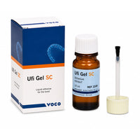 Ufi Gel SC silicone rebasage soft Voco prothèse résine acrylique adhesif
