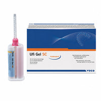 Ufi Gel SC silicone rebasage soft Voco prothèse résine acrylique cartouche