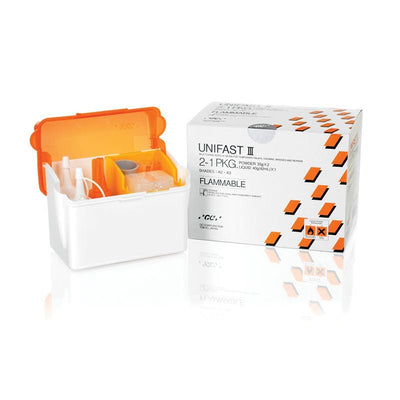 Unifast III GC - Kit Résine Provisoire Longue durée. - Massilia Dental - Fournitures Matériel Cabinet Dentaire
